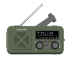 Radio solarne, przenośne radio awaryjne SOS, powerbank 2000mAh, latarka, dynamo, Kruger&Matz